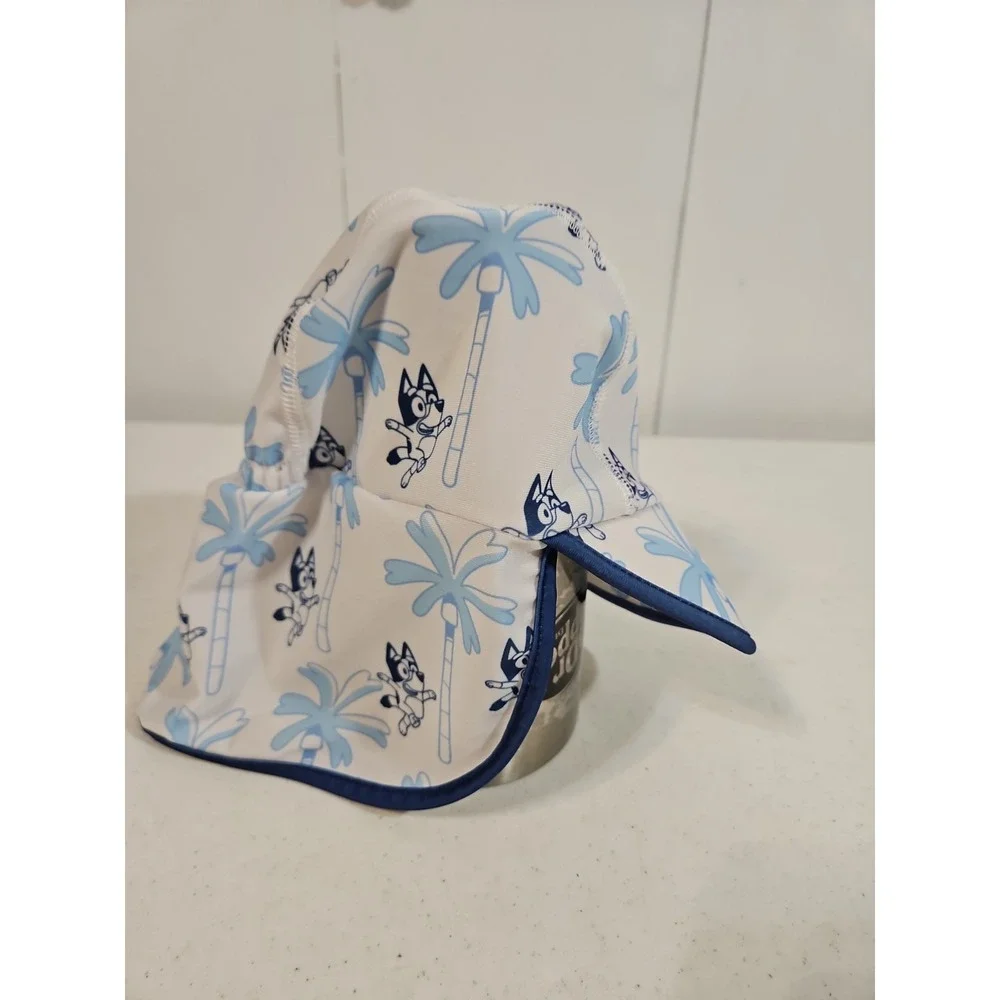Bluey swim hat‎ for toddler Sun Procter Lightweight Blue/white  NWOT